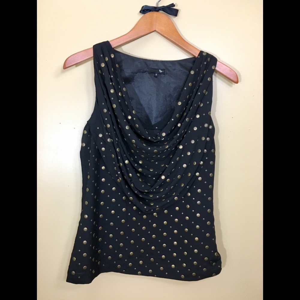 Bronzed Jewels on Cow Neck sleeveless